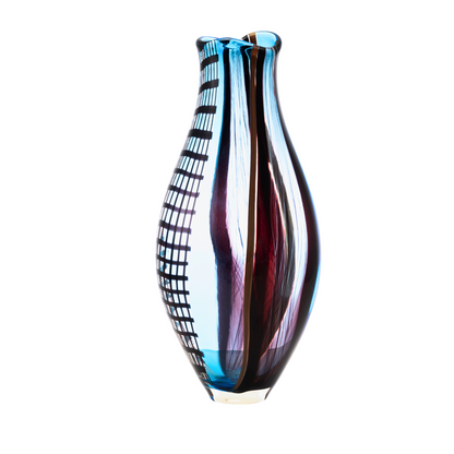 Vaso in Vetro Murano Riflessi d'acqua