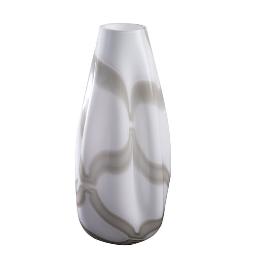 Grey Murano Glass Vase