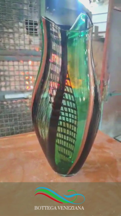 Vaso in Vetro Murano Aura di murano