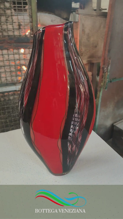 Vaso Vetro Veneziano Vento di murano