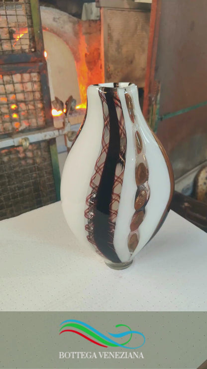 Murano Glass Vase Essence of Light